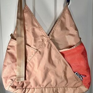 Baboon to the Moon 18 Liter Triangle Tote Bag in Desert Brown
